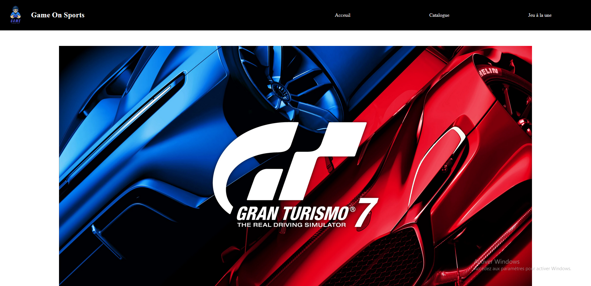 Une image d'un site qui montre une voiture